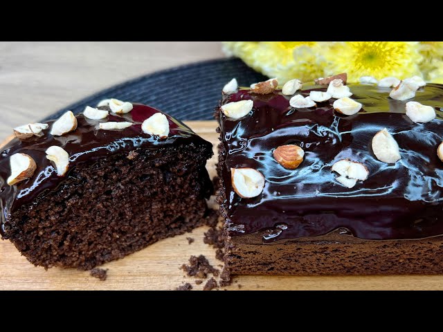 Healthy Chocolate Cake in 5 minutes! No Sugar, No Flour, No Milk ,No Mixer.