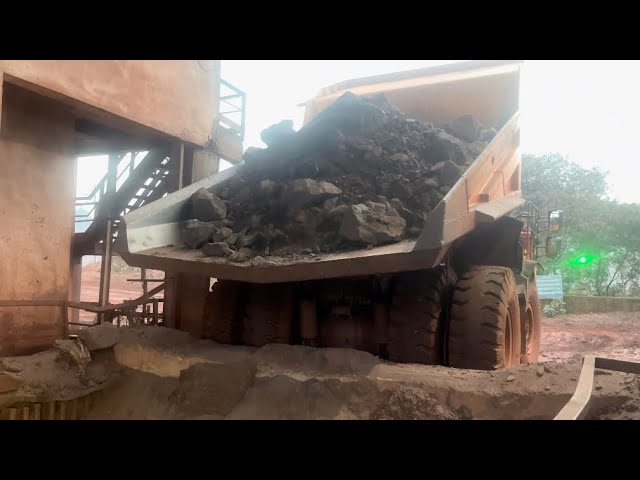 IRON ORE CRUSHING AND SCREENING PROCESS | 1600 TPH KOBELCO GYRATORY CONE CRUSHER