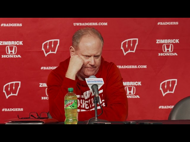 Media Availability || Wisconsin Basketball || Feb. 13, 2025