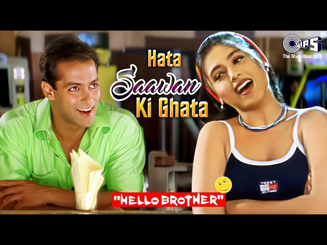 Hata Saawan Ki Ghata | Hello Brother | Salman Khan, Rani Mukherjee | Babul Supriyo, Jaspinder Narula