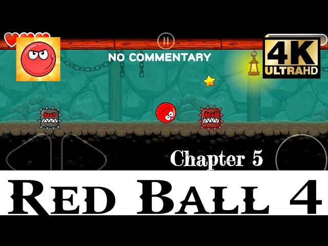 Red Ball 4: Chapter 5 Into the Caves | Action | Just Gameplay