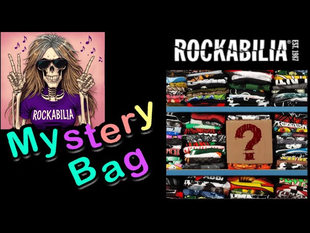 ROCKABILIA MYSTERY BAG 3 Long Or 3/4 Sleeve Shirts. MUSIC ROCK N ROLL COUNTRY CONCERT SHIRTS