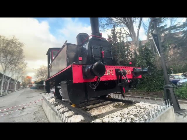 Steam Trains at the Museo Del Ferrocarril Del Madrid