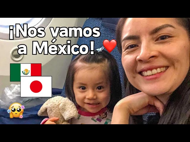 ¡Viajando solas a México! Vuelo de 14 horas con mi hija de casi 2 años.