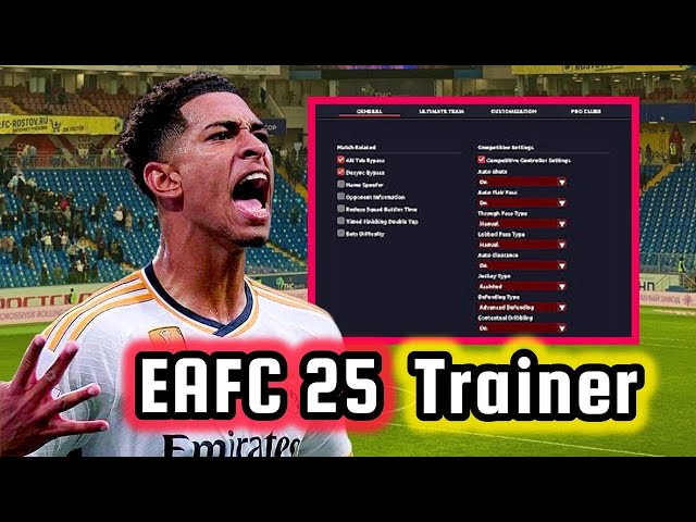 EAFC 25 Trainer Free Hack For FC25 / Cheat Engine 15+ Features Undetected!