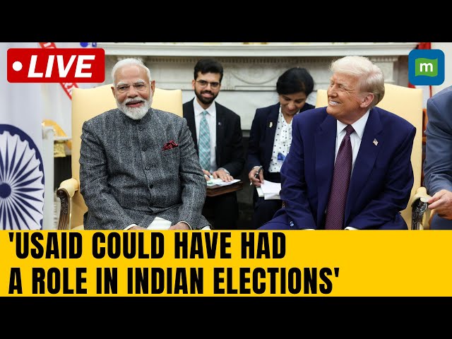 Modi-Trump Joint Press Conference Live: Trump Hints at USAID Interference in Indian Elections | N18G