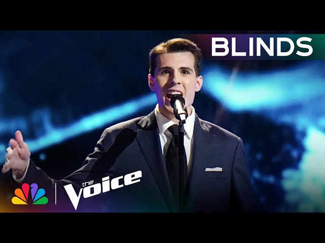 Edward Preble Is Cool, Calm and Collected Covering "Luck Be a Lady" | Voice Blind Auditions | NBC