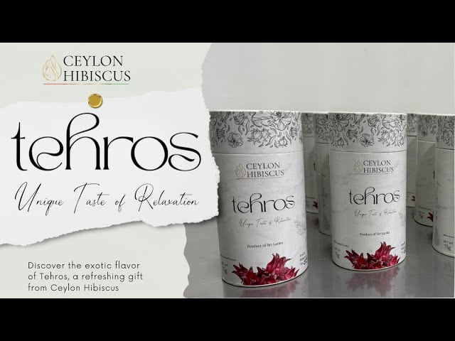 Discover the exotic flavour of Tehros, a refreshing gift from Ceylon Hibiscus  #ceylonhibiscus