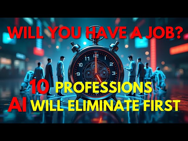 🛑 2030: Will You Have a Job?  The 10 Professions AI Will ELIMINATE First ⏳