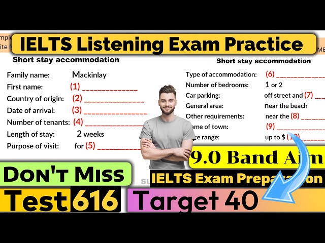 IELTS Listening | Listening Practice | ielts | Exam-616