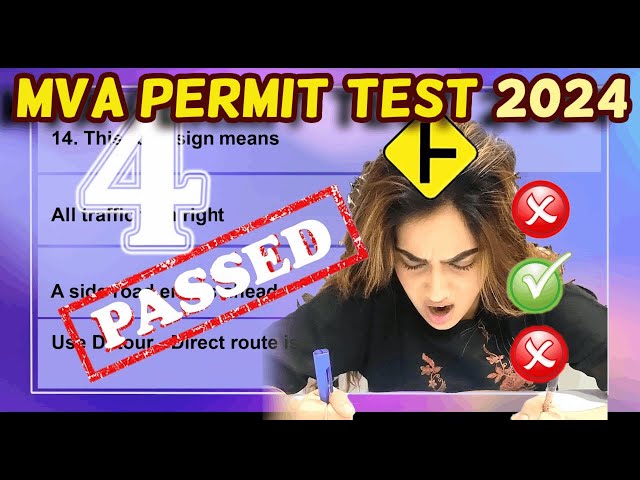 MVA Permit Test 2025 | MVA Permit Practice Test | Online Questions and Answers 4