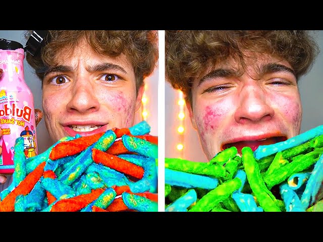 Extreme TAKIS Spicy Combos Challenge 🔥