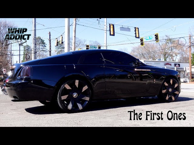 WhipAddict Exclusive: First Rolls Royce Wraith on Forgiato Spectre Replica 24s!