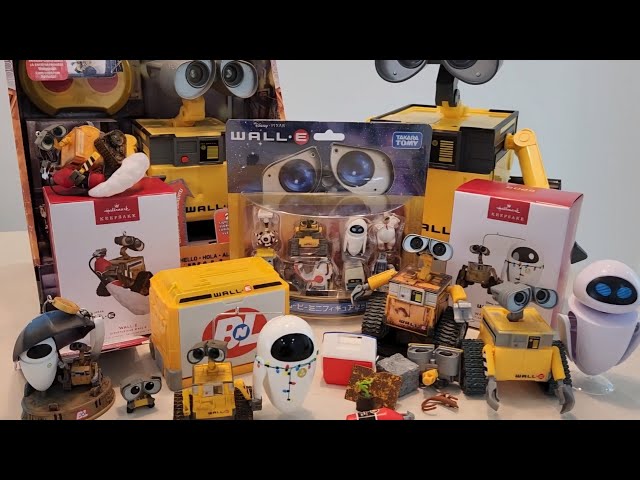 PIXAR WALL-E Figure Collection Unboxing - From Popular Models to Rare Finds