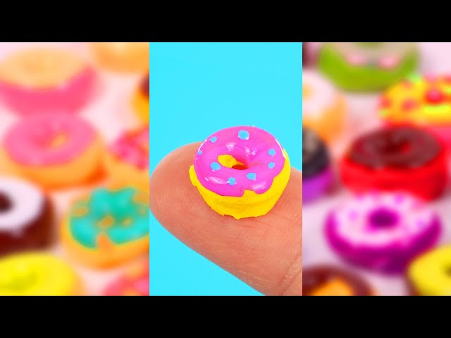 DIY Miniature Donuts #shorts