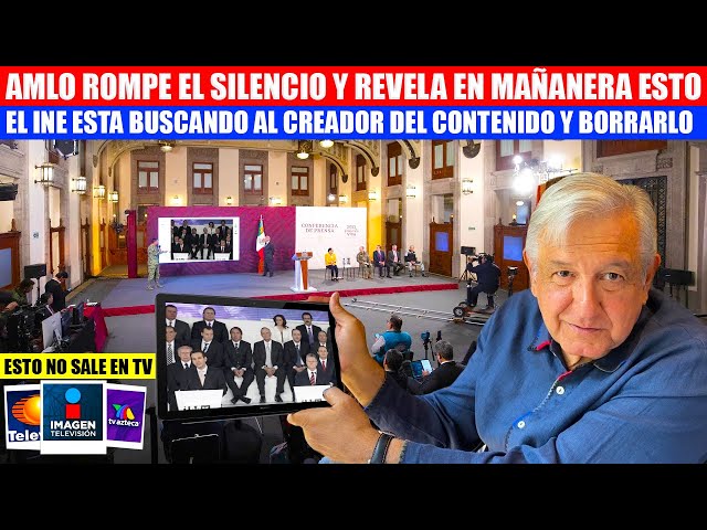 MIRA:Televisa y Tv azteca lo ocultaron mucho tiempo, hoy AMLO revela en la mañanera video prohibido