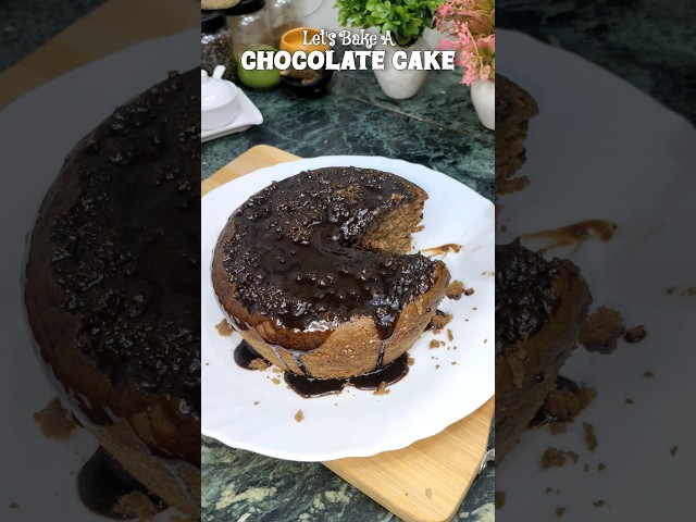 Chocolate Cake 🥮 🎂 At Home 🏡 | Cake without oven | Homemade Cake #new #cake #recipe #wholecake