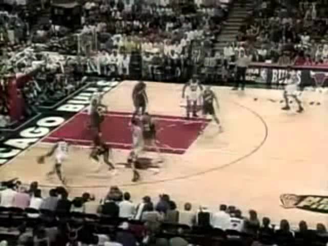 Michael Jordan vs Seattle Supersonics defense 1996 NBA Finals