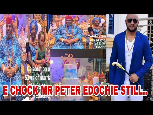 PETER EDOCHIE STILL ON THE CELEBRATIONS OF LIFE AS YUL EDOCHIE COLLECTING WOTOWOTO 😱🙆‍♂️