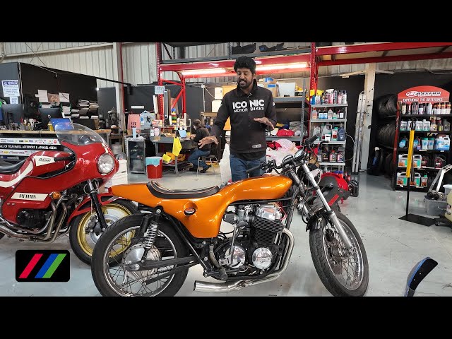 Iconic Shop Walk: Honda CB750 (Tracy Body Kit) Yamaha TZ250, Ducati 888 SPO, Suzuki XN85 Turbo