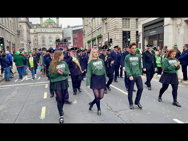 England, St Patrick's Day Parade in London 2023 | London 4K HDR Walking Tour