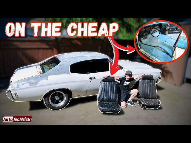 RUST repair: FAST & CHEAP + New Seats for the Barn Find Chevelle