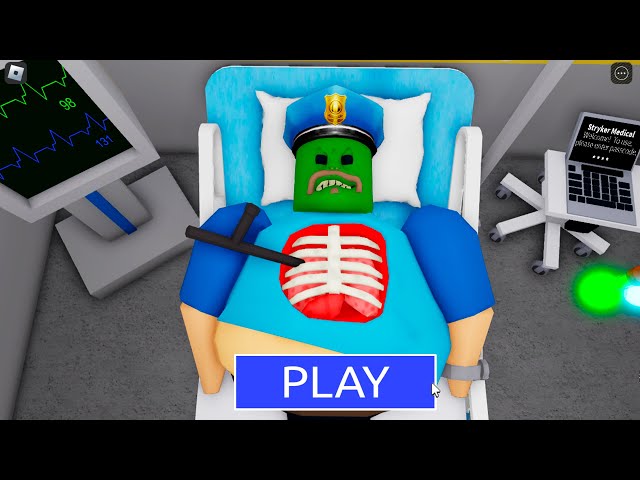 New Update HOSPITAL OPERATION MODE! What's INSIDE BARRY'S PRISON RUN!? Roblox Obby Walkthrough