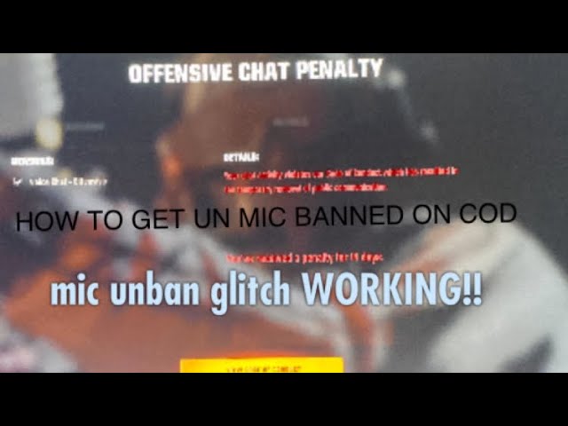 Bo6 mic ban glitch how to get un mic banned on cod WORKING !