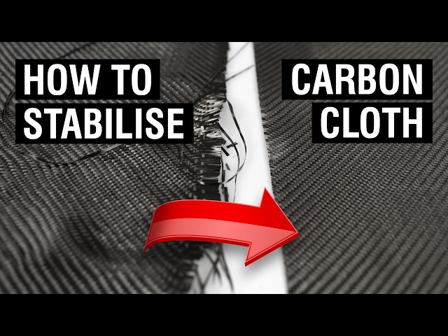 An Easy Way to Stop Carbon Fabric Fraying and Distorting