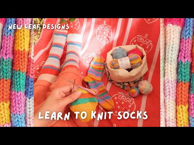 How to Knit Toe Up Socks Tutorial - Beginner