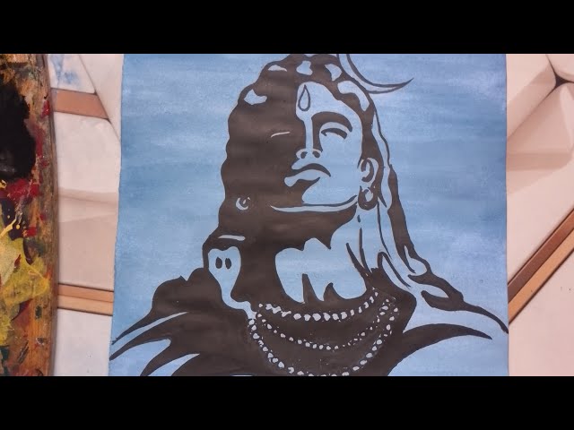 Adi Yogi Shiva Drawing, Isha foundation #adi_yogi #adiyogi #shiv #sadguru #isha_foundation