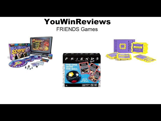 Review of 3 FRIENDS Games - FRIENDS Scene It, FRIENDS Ball Game & FRIENDS Trivia + BONUS Idea