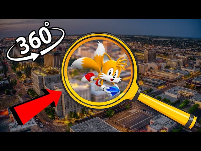 FIND MILES 'TAILS' PROWER | 360º VR FINDING CHALLENGE | SONIC THE HEDGEHOG 3 SUPERSTARS