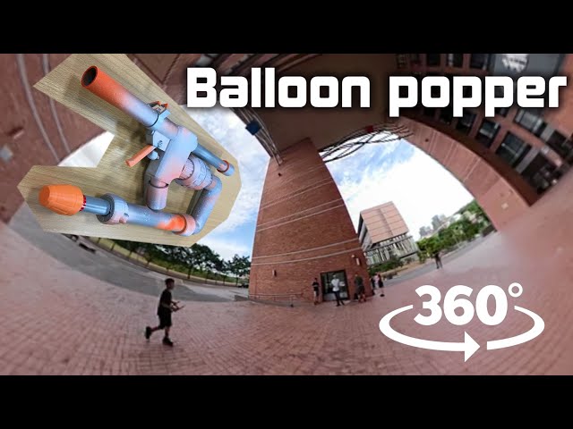 360 JSPB Paper rocket launcher-balloon popper [W] [S] [A] [D]To move