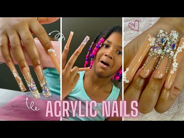 How Does She Wipe With Those Extra Long Nails !?! Acrylic Nails