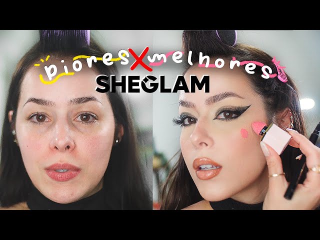 os PIORES e MELHORES produtos da SHEGLAM + presente pra vcs