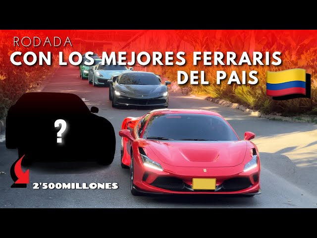 ¿COMO es un EVENTO PRIVADO de FERRARI en Medellín? | ¡SE REUNIERON MAS DE 10 FERRARIS! 🤯