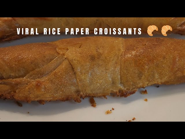 VIRAL RICE PAPER CROISSANT 🥐🥐