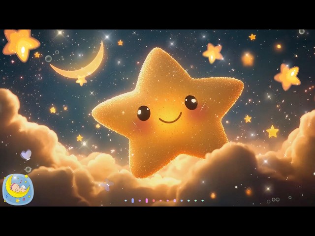 Twinkle Twinkle Little Star ⭐ Baby Sleep Music, 10 Hours Mozart Lullaby for Babies to go to sleep