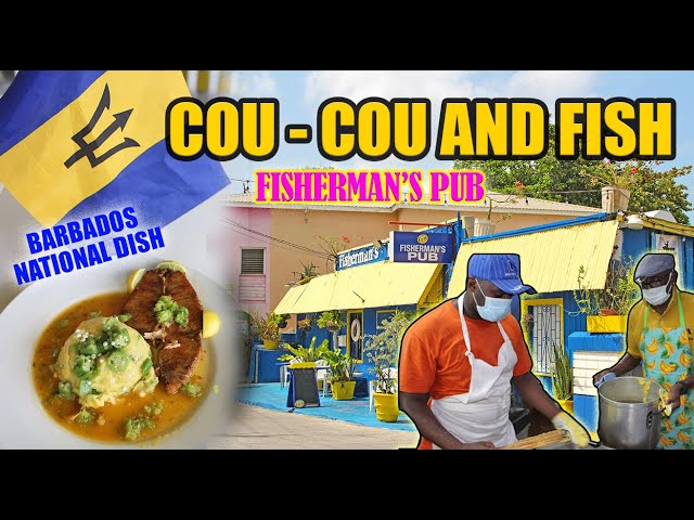 HOW TO MAKE COU COU AND FISH. Learn from the best, Fisherman's Pub Speightstown Barbados