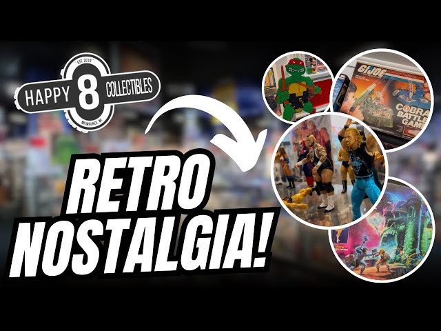 Happy 8 Collectables Tour, Retro Nostalgia!