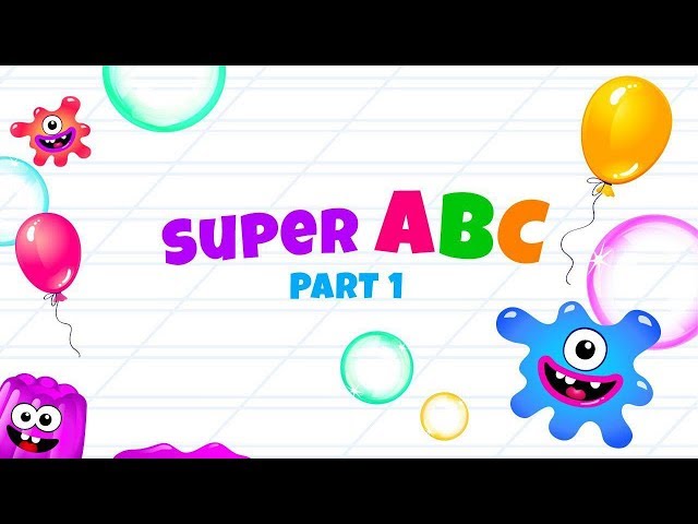 Super ABC, part 1. Learn Alphabet for Toddlers and Kids