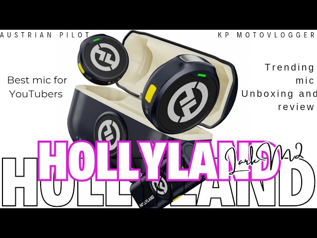 Hollyland Lark M2 wireless mic unboxing n review | Trending mic | ft : @kpmotovlogger8838