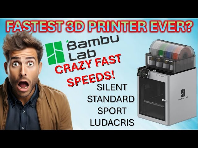 Fastest 3D Printer Ever? Bambu Lab X1-Carbon Overview