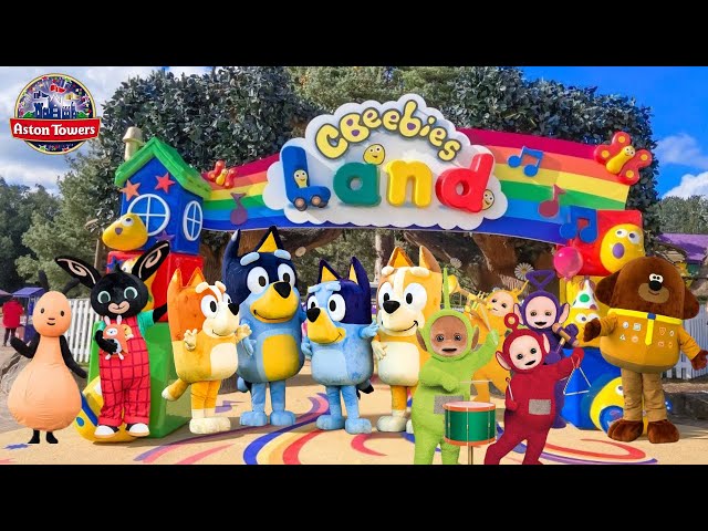 BLUEY, TELETUBBIES, HEY DUGGEE and BING Live Shows at CBeebies Land Alton Towers 2024 Shows