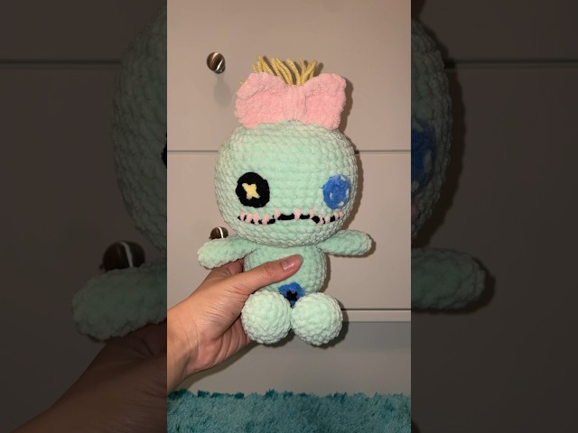 Crochet scrump from stitch with me! #amigurumi #crochet #scrump #liloandstitch