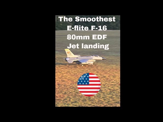 The Smoothest F-16 Landing You'll See