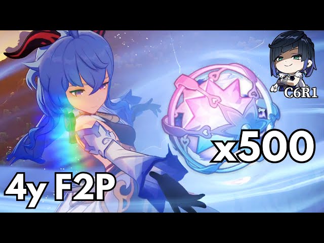 F2P saves 500 wishes for ANOTHER C6. / Ganyu Pulls | Genshin Impact