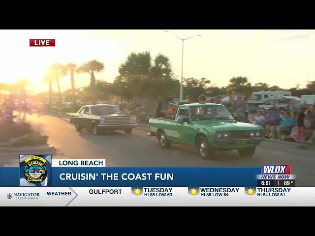 LIVE: Cruisers gathering at Long Beach Harbor for Cruisin' fun