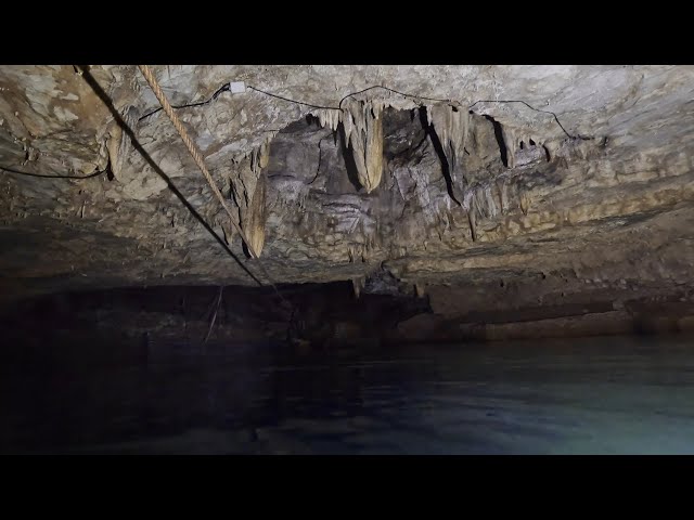 Cave diving into covol de siori 05/01/2025